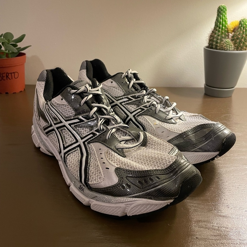 Asics Gel-1160 mens trainers White/Metallic/Black EUR 44.5 US 10.5